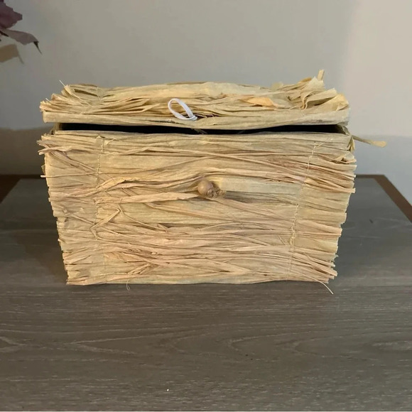 Fall Hay Bell trinket box for decoration Halloween/Thanksgiving So cute!! - Picture 1 of 5